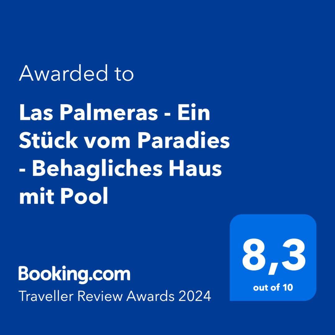 Las Palmeras - Ein Stueck Vom Paradies - Behagliches Haus Mit Pool Альгодоналес Екстер'єр фото